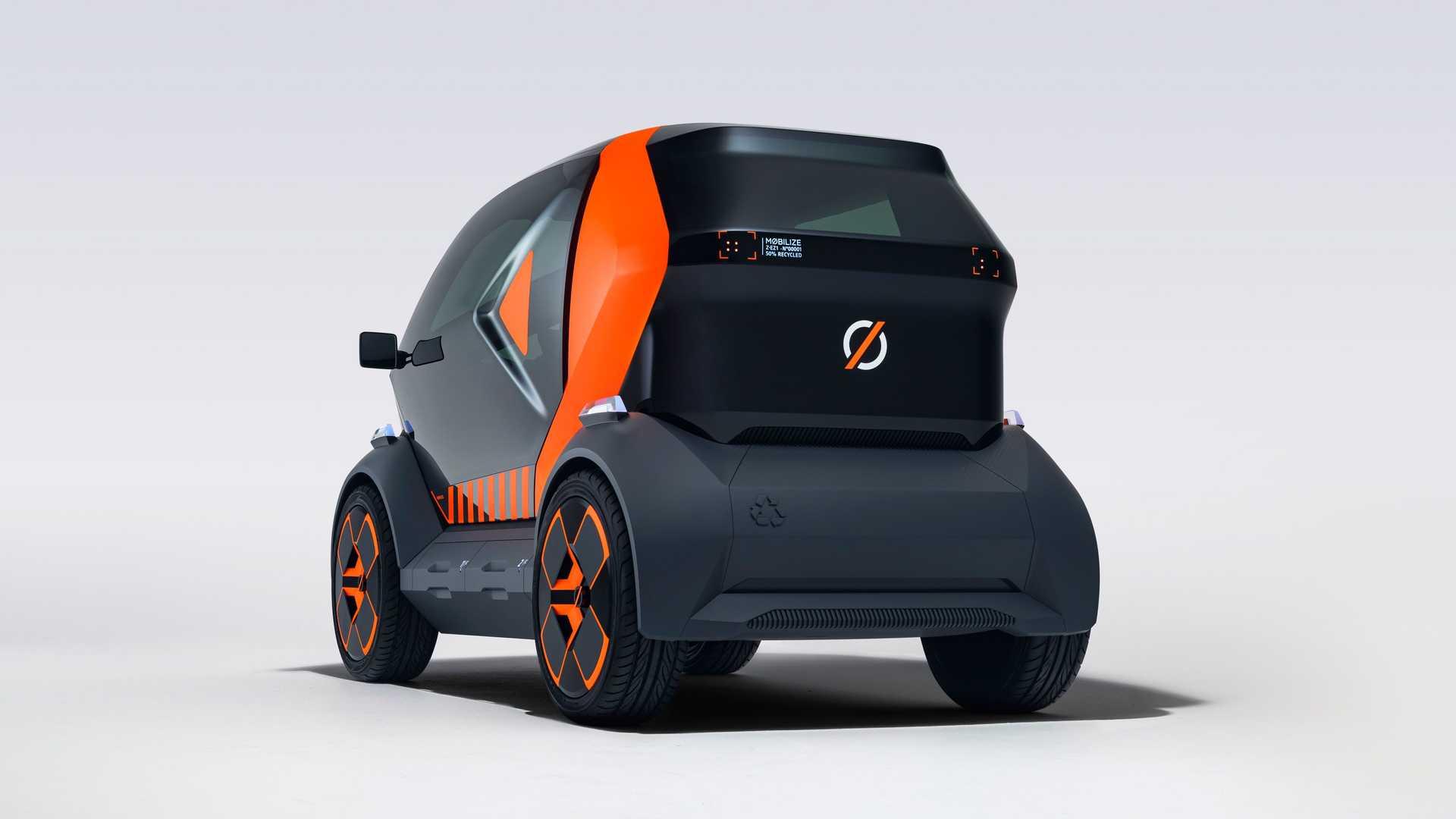 Mobilize  Twizy موبالایز توویزی نمای پشت و جانبی