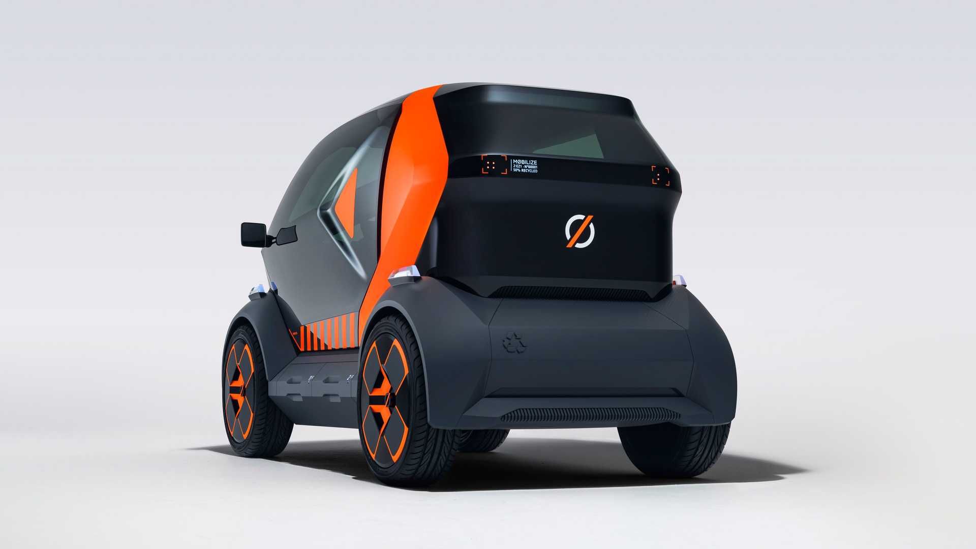 Mobilize  Twizy موبالایز توویزی نمای پشت و جانبی
