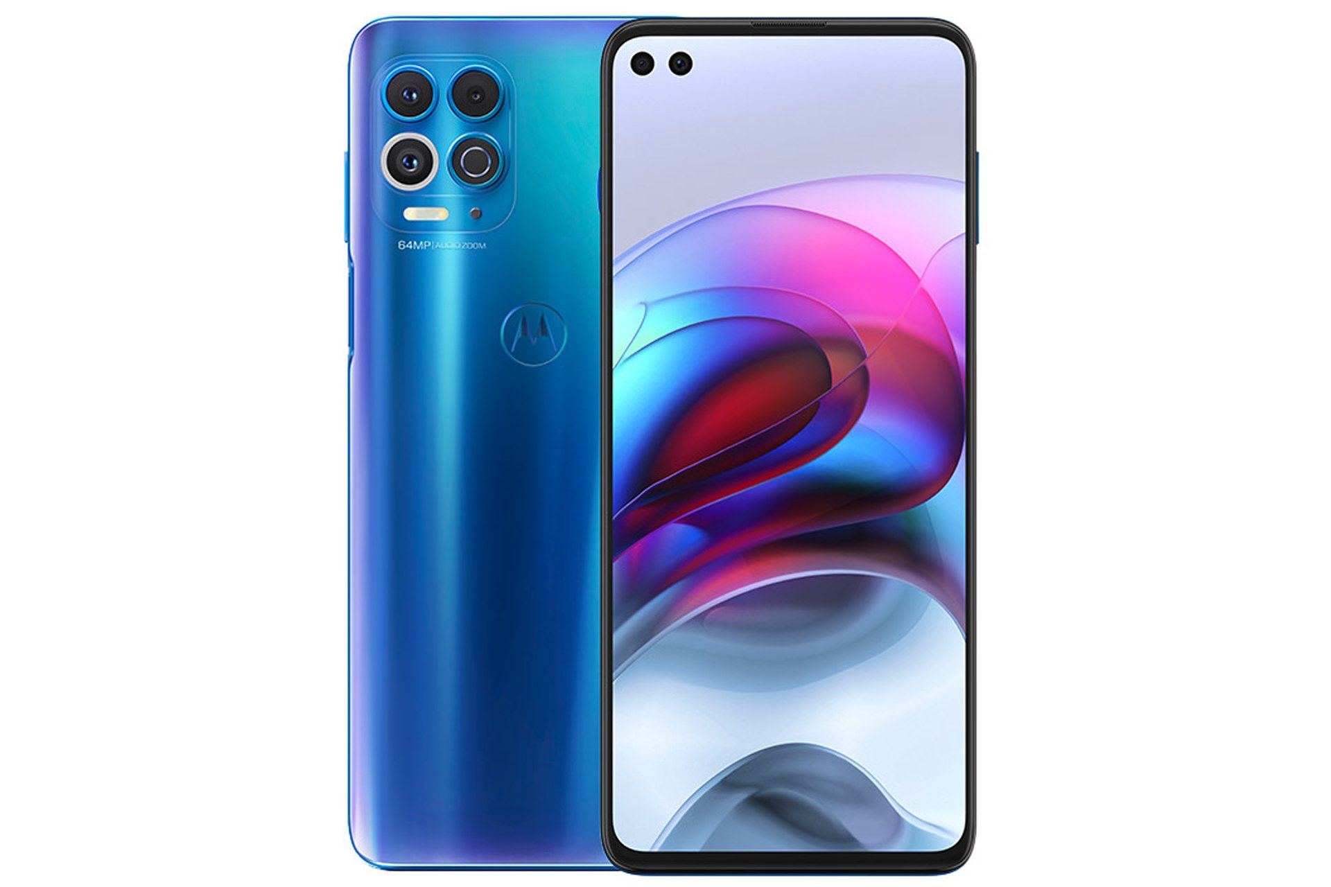 نمایشگر و پنل پشتی موتورولا اج اس / Motorola Edge S رنگ آبی