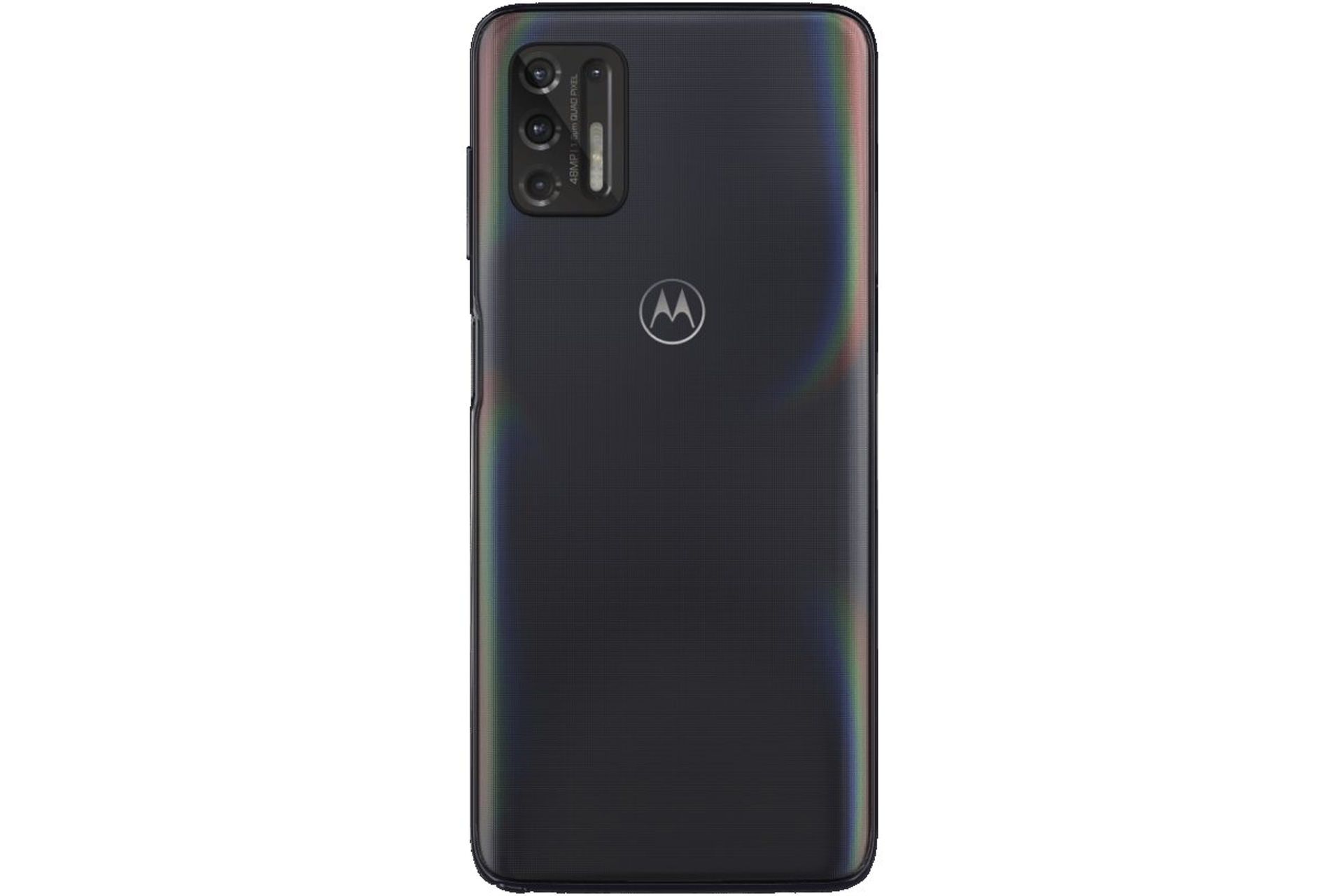 موتورولا موتو جی استایلوس 2021 از نمای پشت مشکی