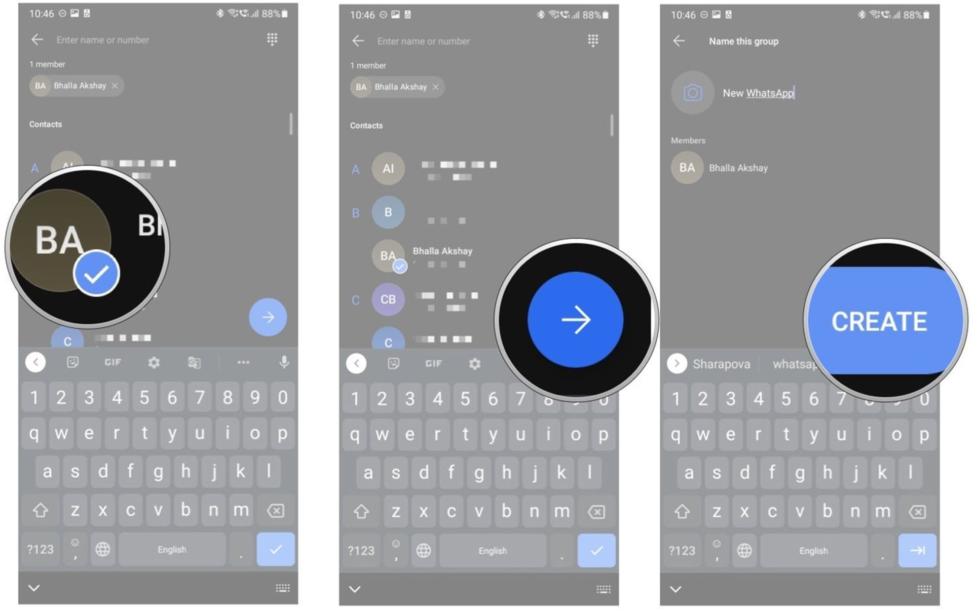 مهاجرت از واتساپ به سیگنال مرحله 4 تا 6