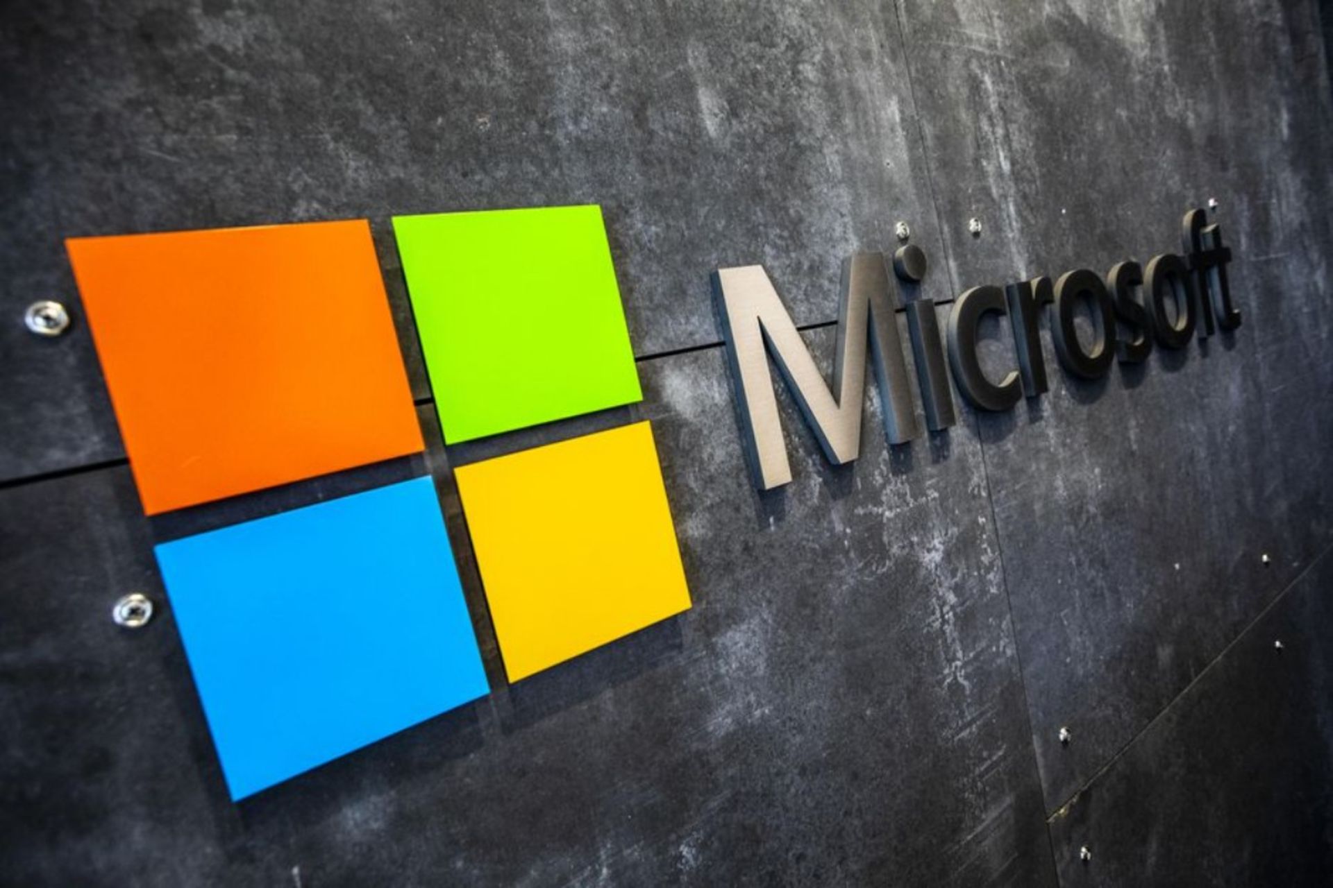 نمایی از لوگوی مایکروسافت / Microsoft Logo