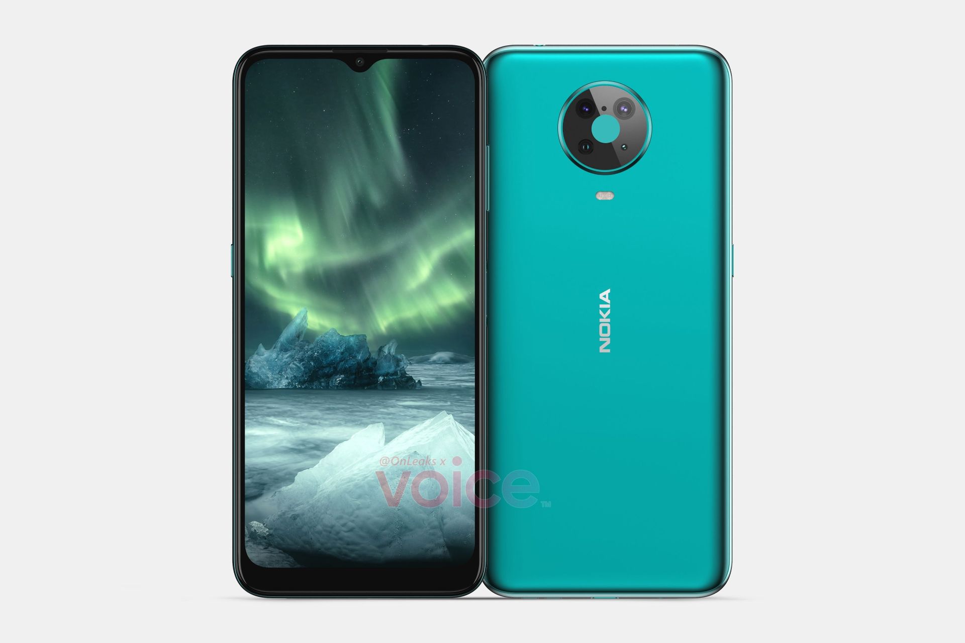 نمایشگر و پنل پشتی نوکیا 6.3 رندر فاش شده