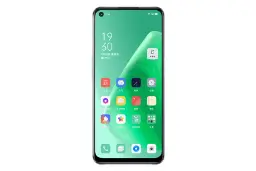 نمای جلو ای 93 اوپو 5 جی رنگ مشکی