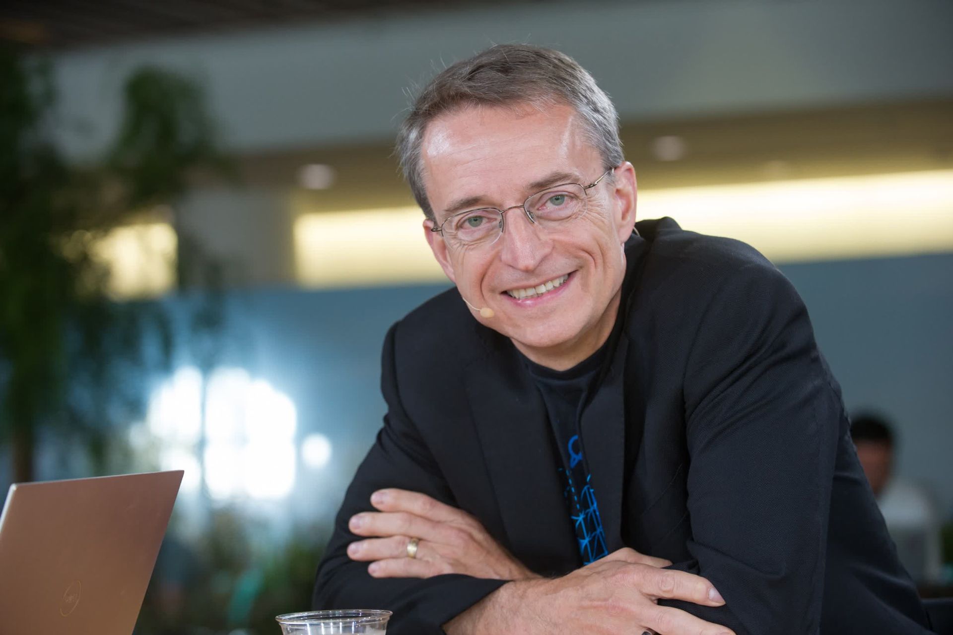 پت گلسینگر / Pat Gelsinger مدیرعامل جدید اینتل درحال خندیدن