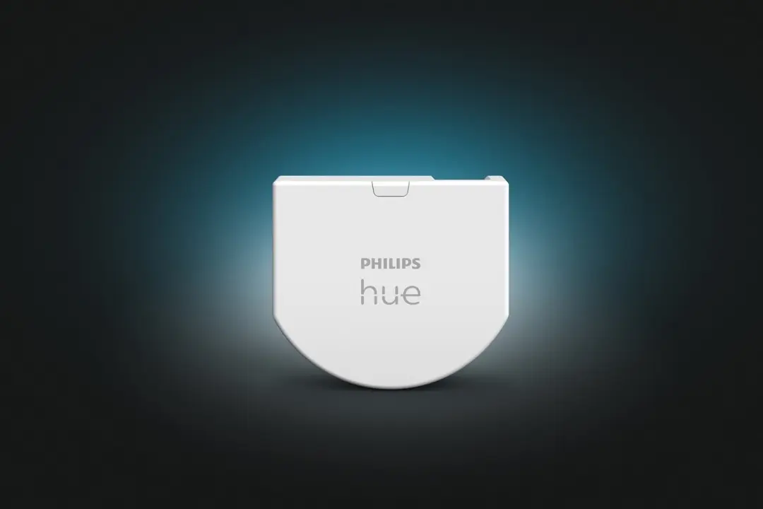 کلید دیواری فیلیپس هیو Philips Hue Wall Switch Module از نمای جلو رندر