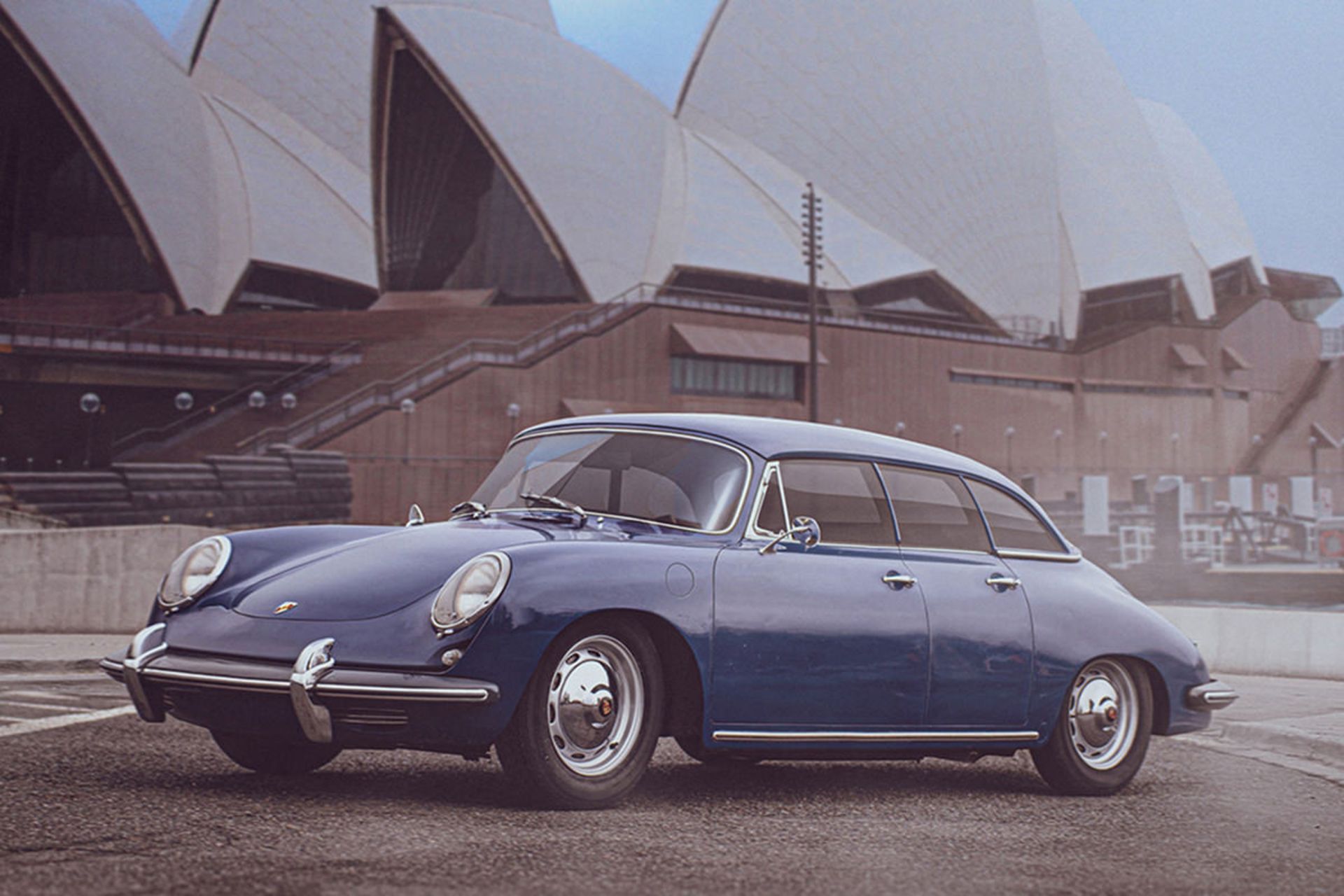 porsche taycan 1960s render / رندر پورشه تایکان