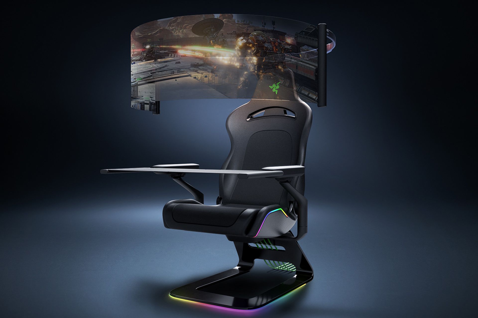 رندر مدل مفهومی صندلی گیمینگ ریزر پروژه بروکلین / Project Brooklyn