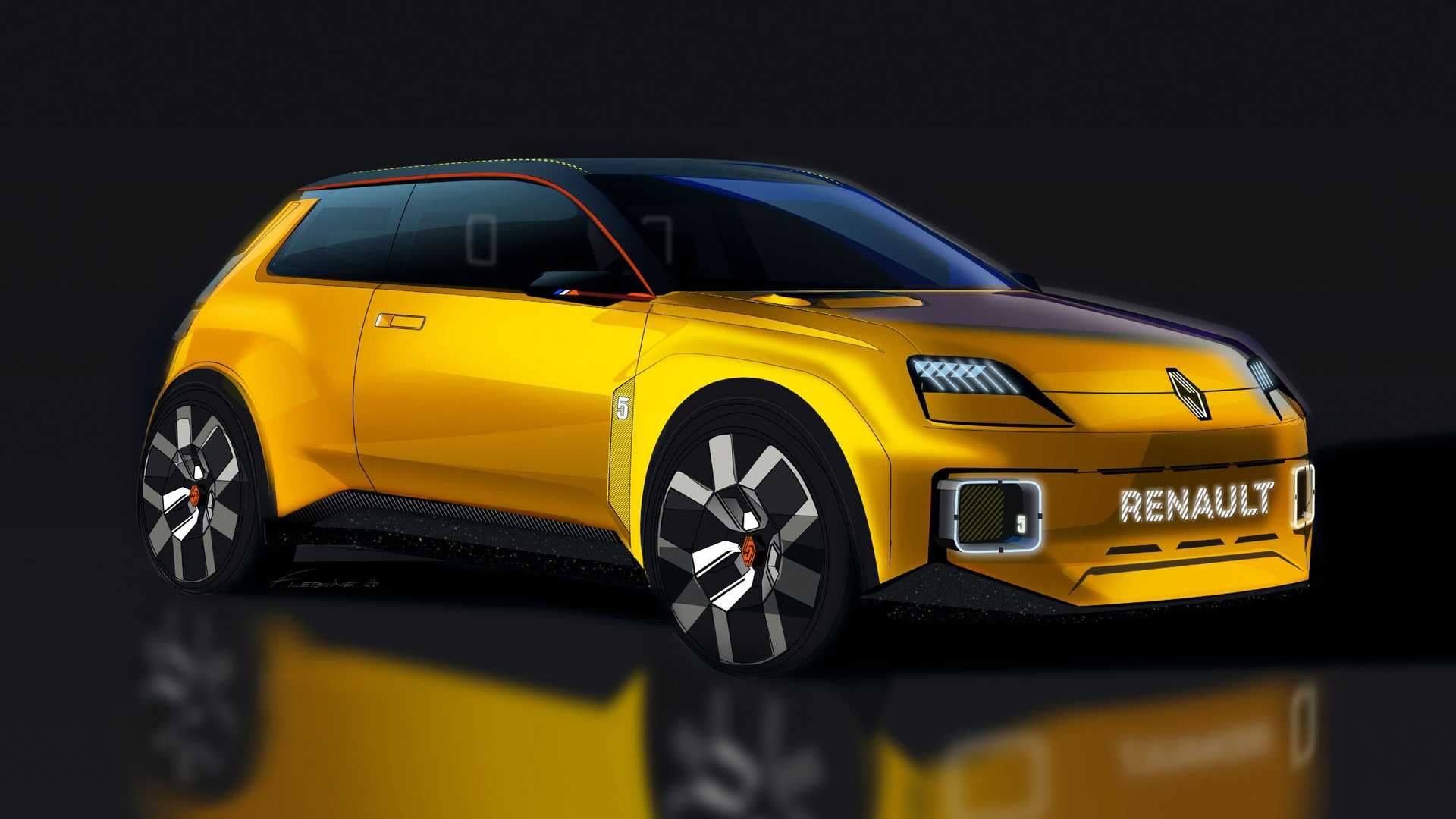 renault 5 EV رنو 5 برقی نمای چرخ