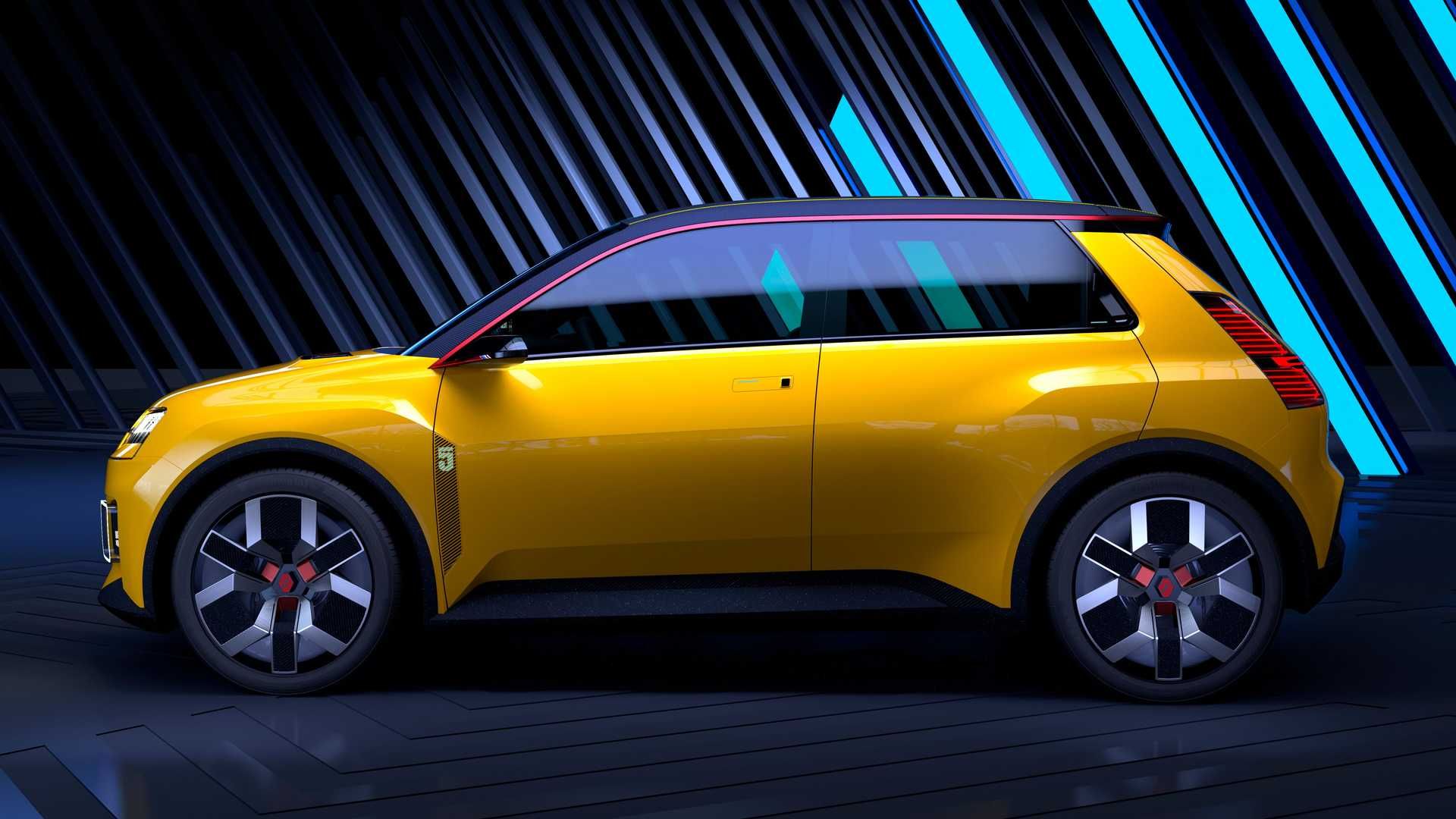 renault 5 EV رنو 5 برقی نمای جانبی