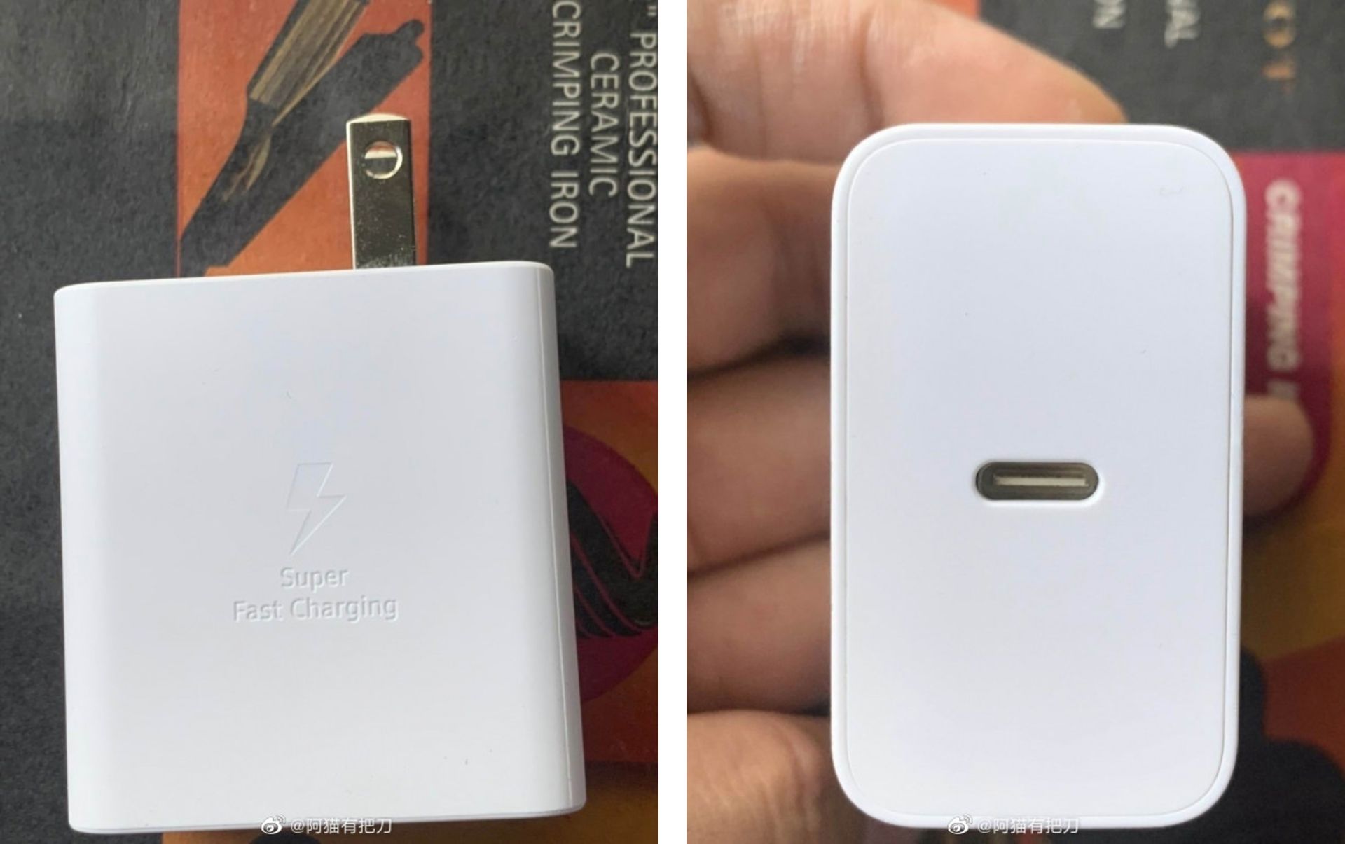 عکس شارژر 65 وات USB-C سامسونگ در دنیای واقعی