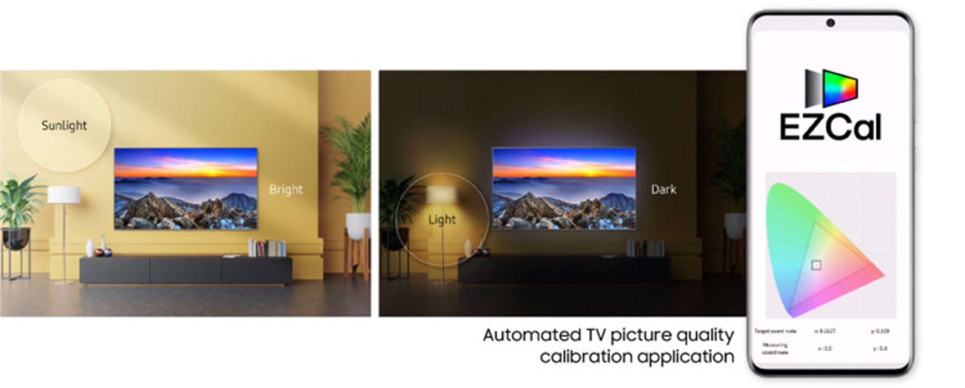 نرم افزار EZCal برای کالبیراسیون کیفیت تلویزیون در پروژه C-Lab سامسونگ CES 2021