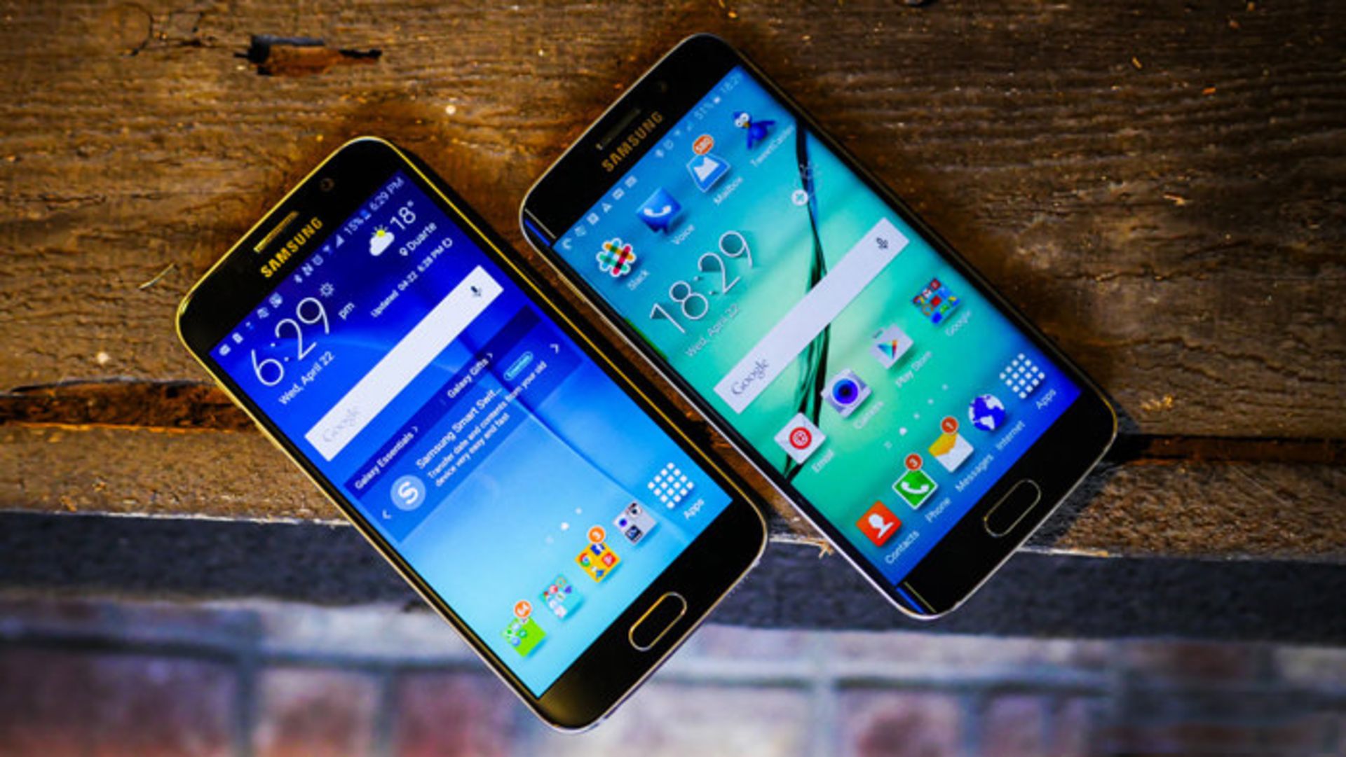 مرجع متخصصين ايران نماي جلو از گلكسي اس 6 / Galaxy S6 و گلكسي اس 6 اج / Galaxy S6 Edge سامسونگ / Samsung