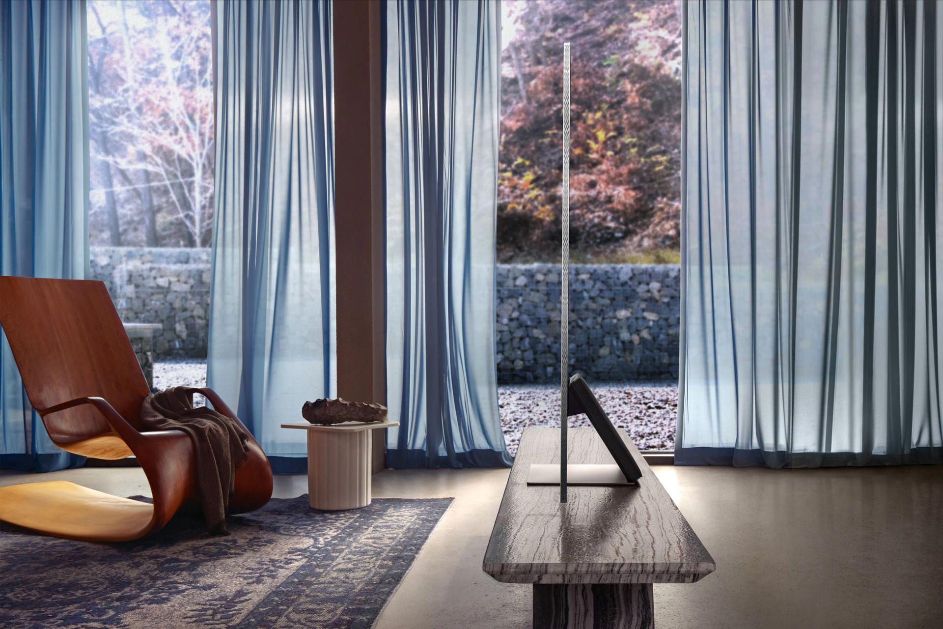 نیم رخ تلویزیون Neo QLED 2021 سامسونگ لایف استایل