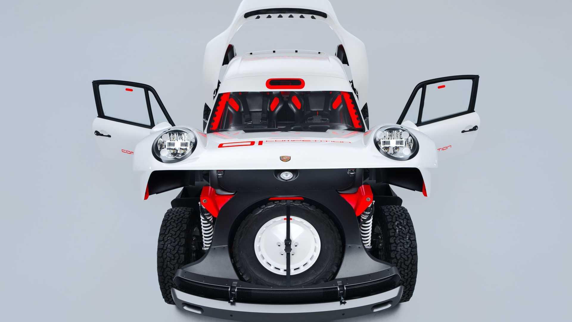  Porsche 911 ACS Singer extra tire / پورشه ۹۱۱ سینگر رالی تایر زاپاس