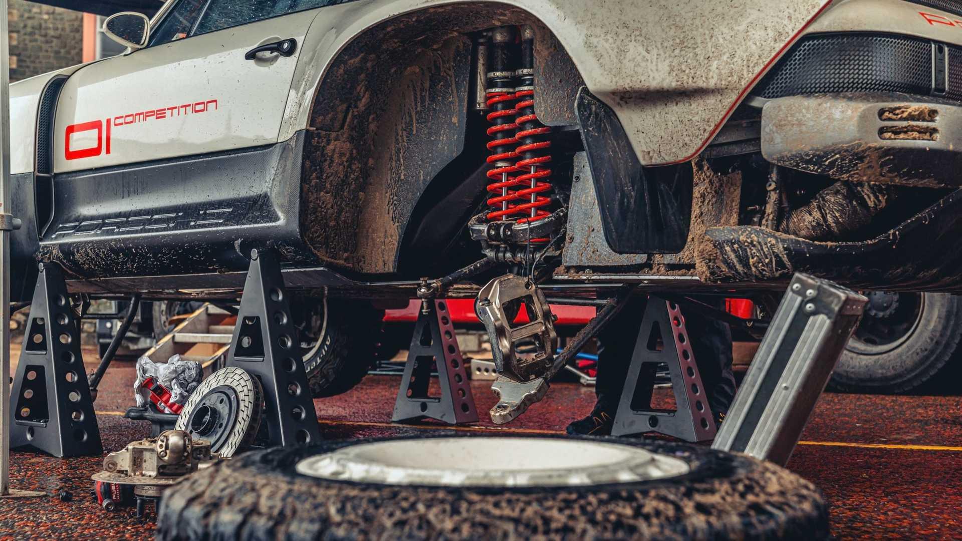  Porsche 911 ACS Singer damper / پورشه ۹۱۱ سینگر رالی کمک فنر