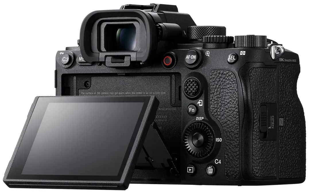 نمای سه رخ پشت دوربین سونی آلفا وان / Sony Alpha 1