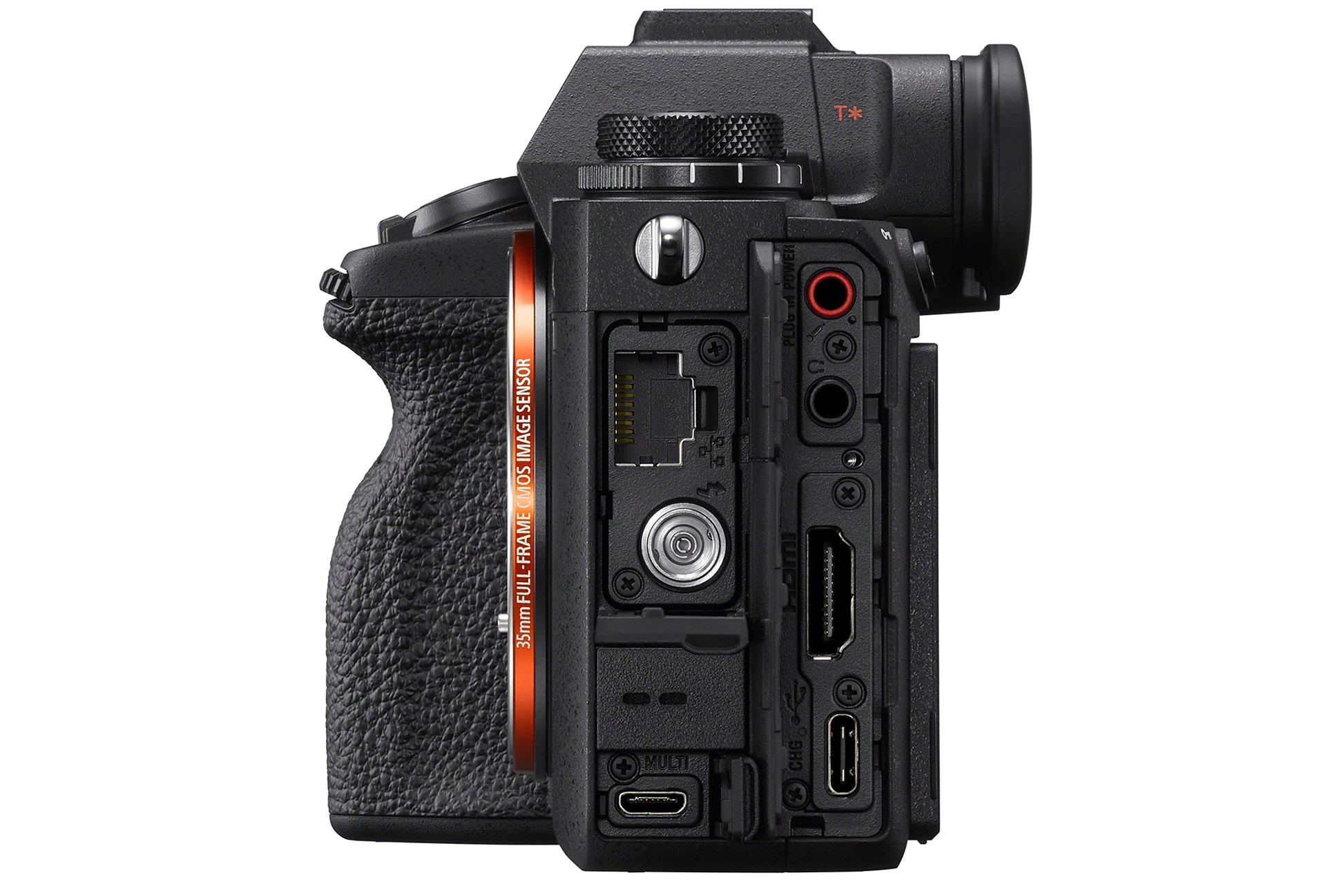 نیم رخ چپ دوربین سونی آلفا وان / Sony Alpha 1