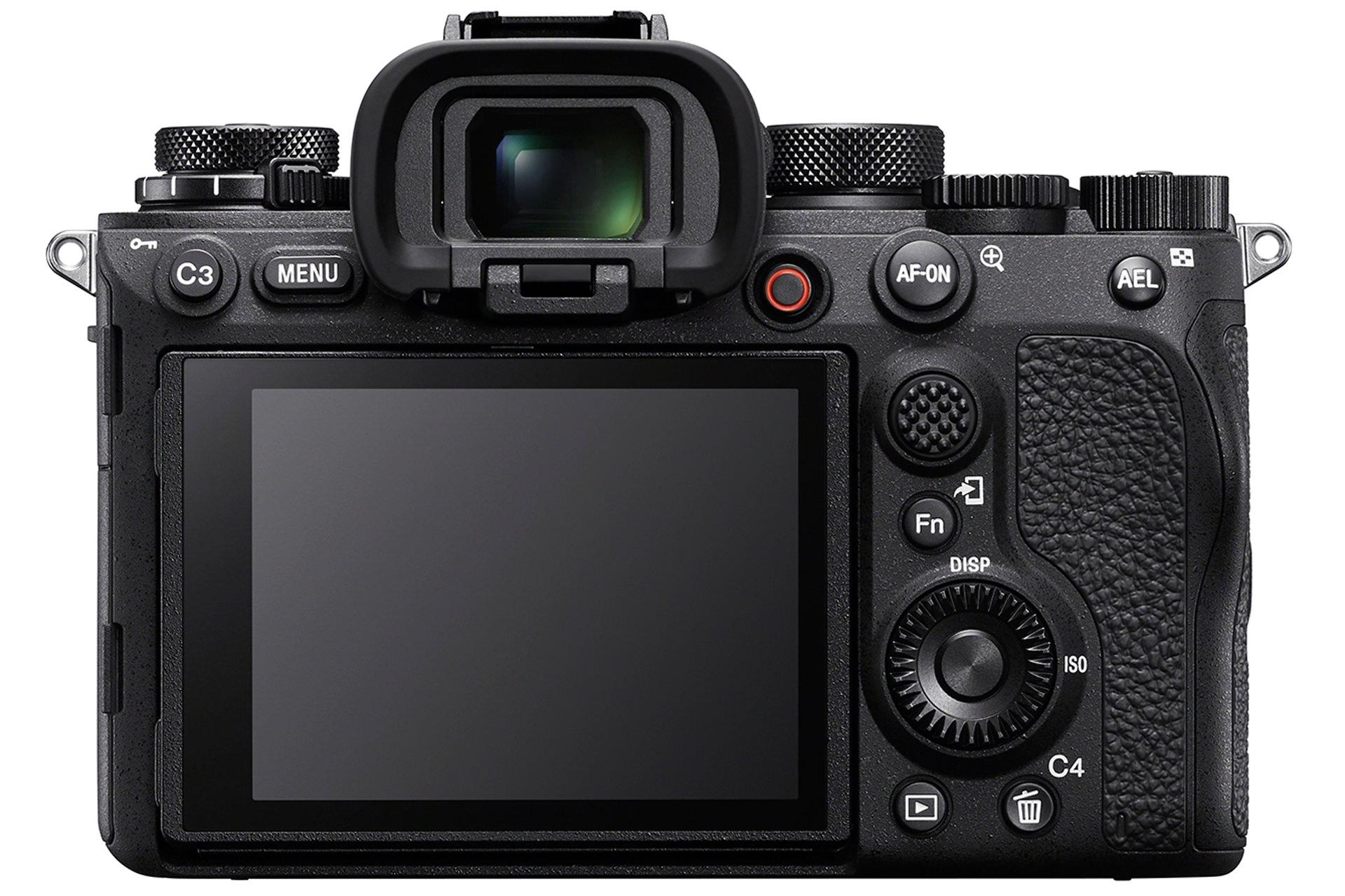 پنل پشتی دوربین سونی آلفا وان / Sony Alpha 1 شامل LCD و منظره یاب و دکمه ها