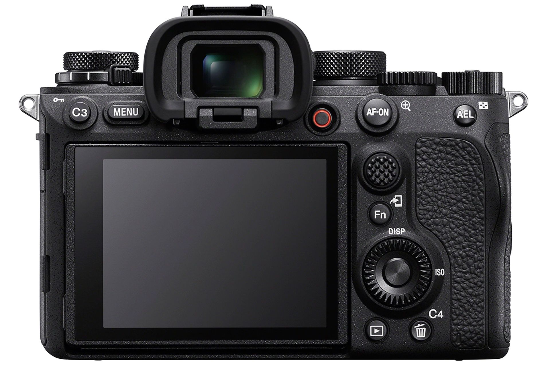 پنل پشتی دوربین سونی آلفا وان / Sony Alpha 1 شامل LCD و منظره یاب و دکمه ها
