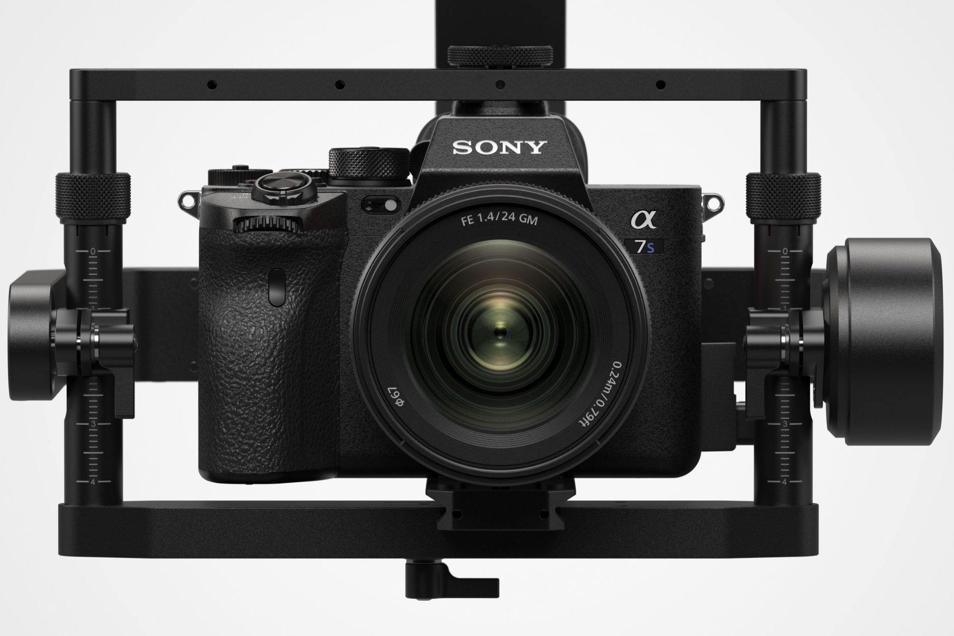 دوربین آلفا 7s سونی در گیمبال پهپاد پهپاد سونی ایرپیک / Sony Airpeak