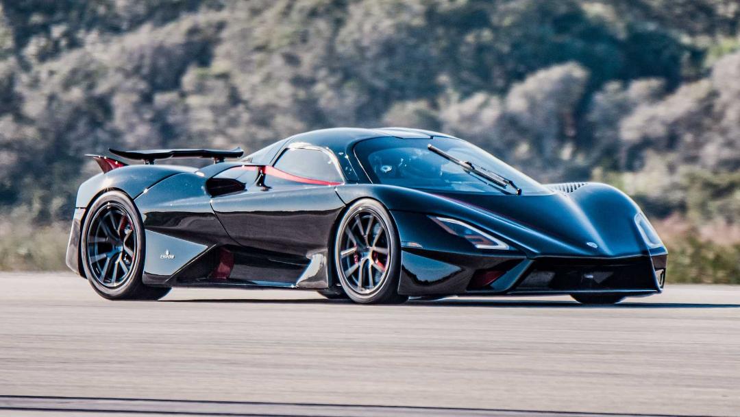 اس اس سی تواتارا / SSC Tuatara در حال ثبت رکورد سرعت در محل فرود شاتل فضایی
