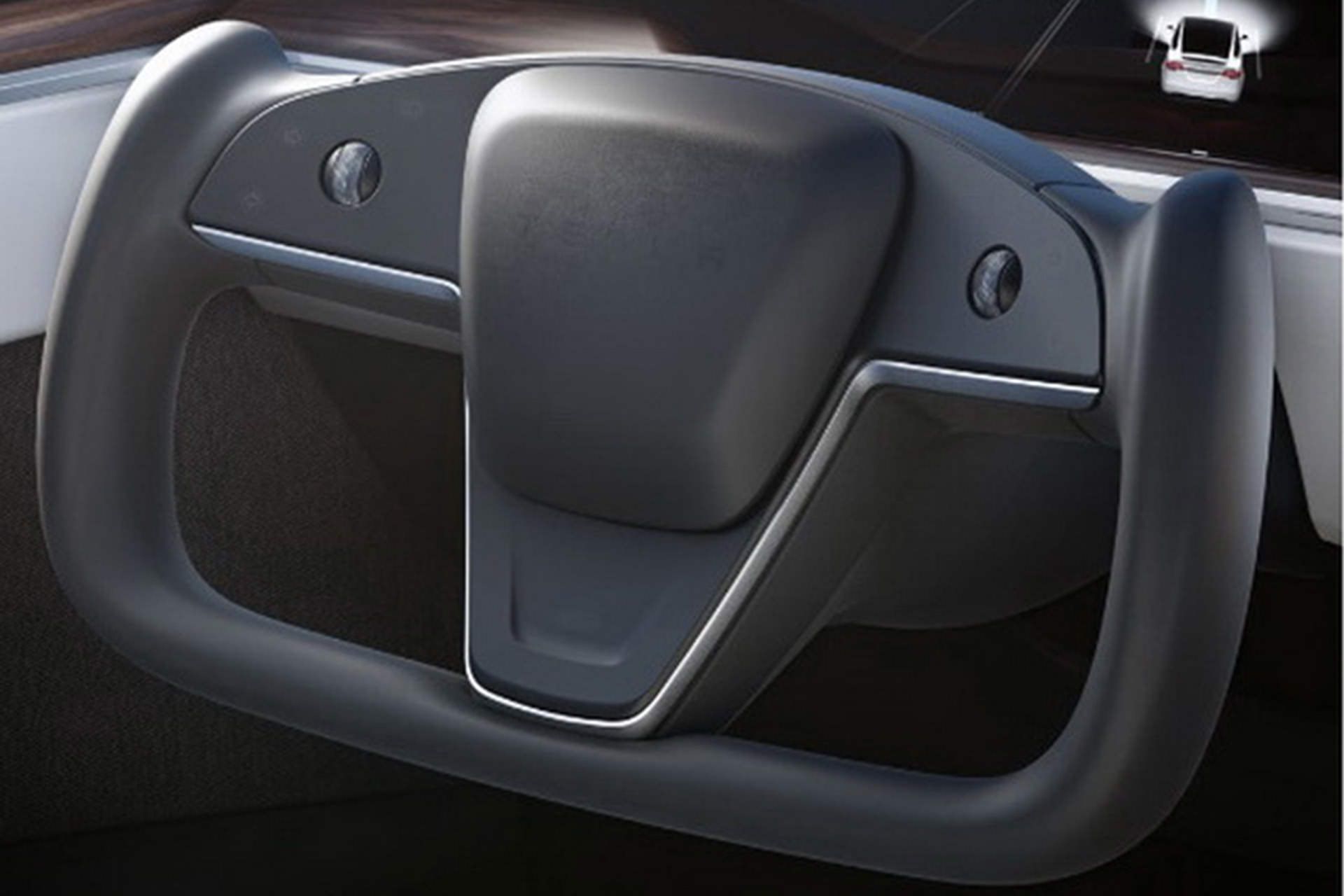 غربیلک فرمان تسلا مدل اس و تسلا مدل ایکس / Tesla model S 