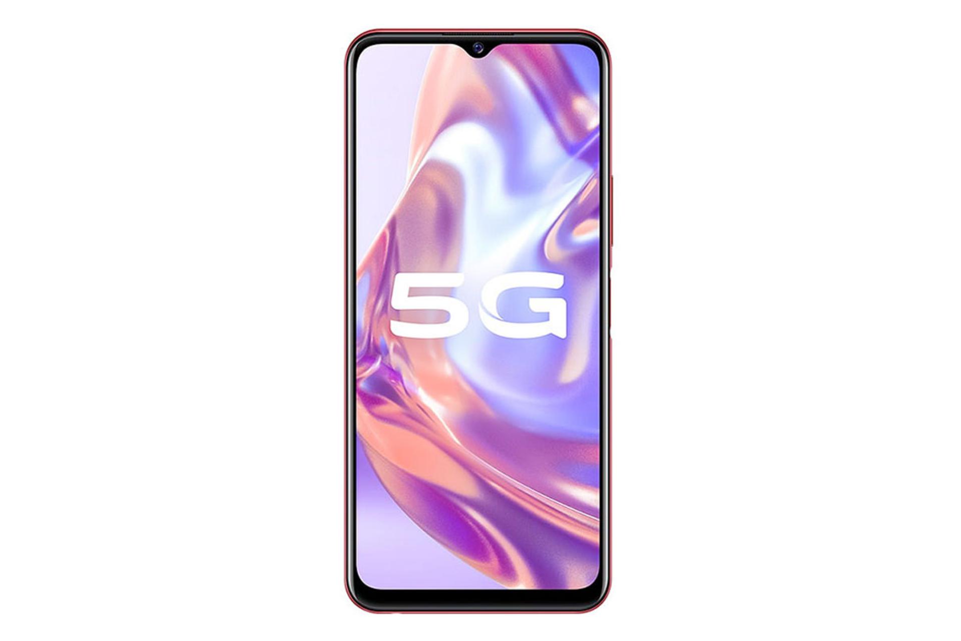 نمای جلو Y31s ویوو 5G رنگ قرمز