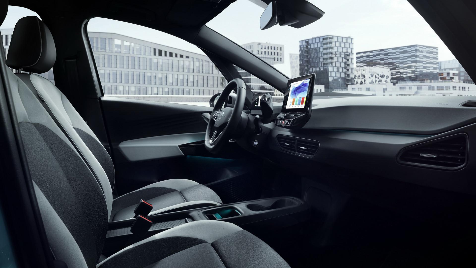 نمای داخلی هاچ بک برقی فولکس‌واگن ID.3 / Volkswagen ID.3 Electric Hatchback