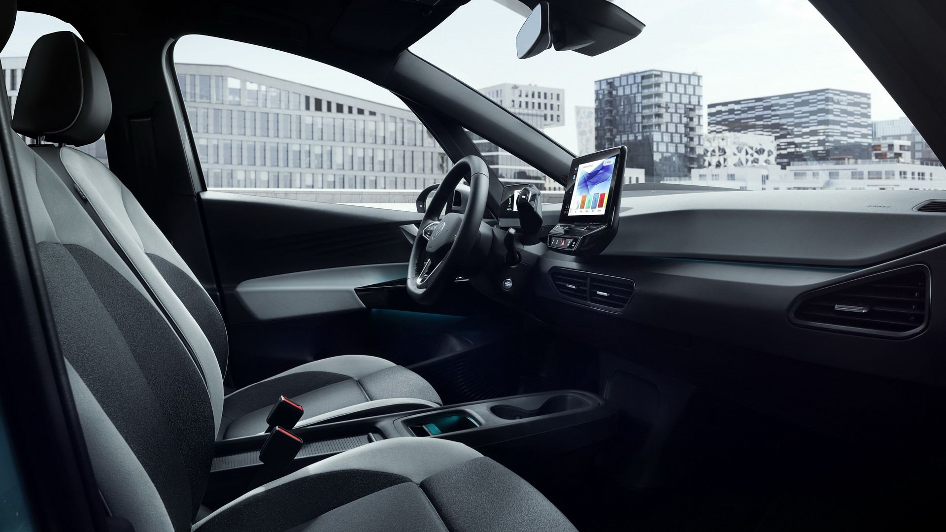 نمای داخلی هاچ بک برقی فولکس‌واگن ID.3 / Volkswagen ID.3 Electric Hatchback