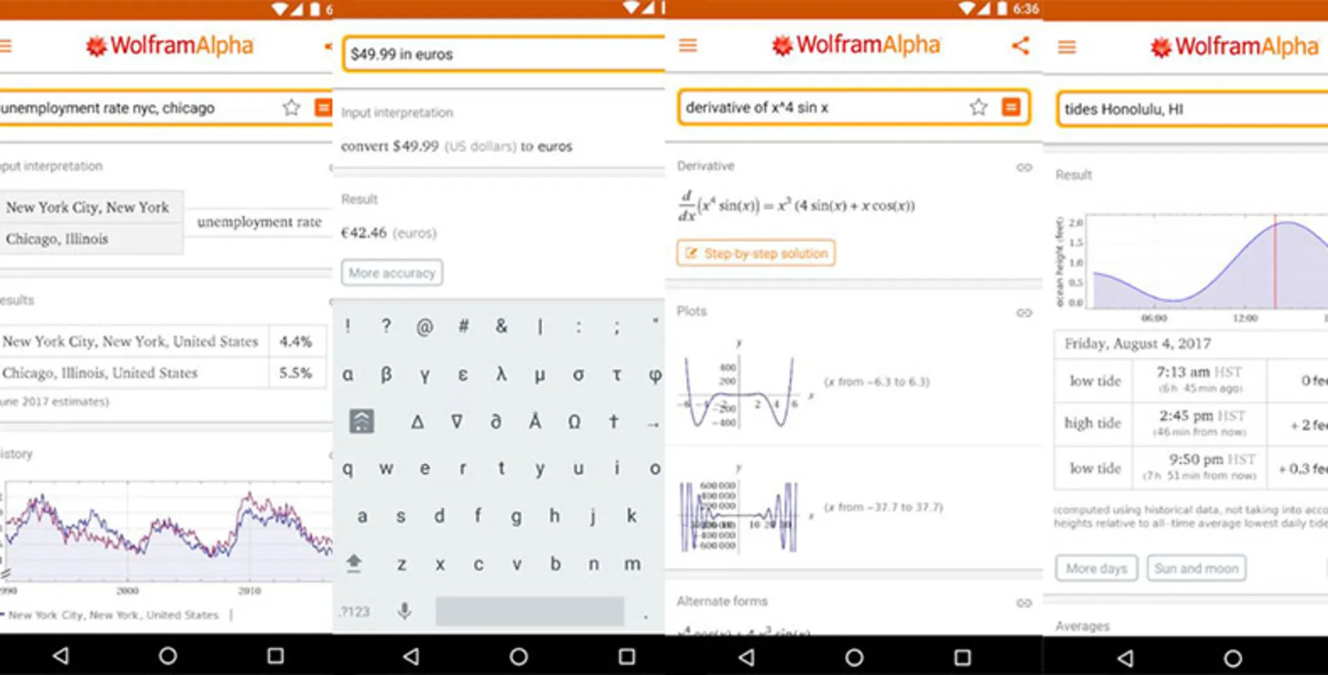 اپلیکیشن WolframAlpha