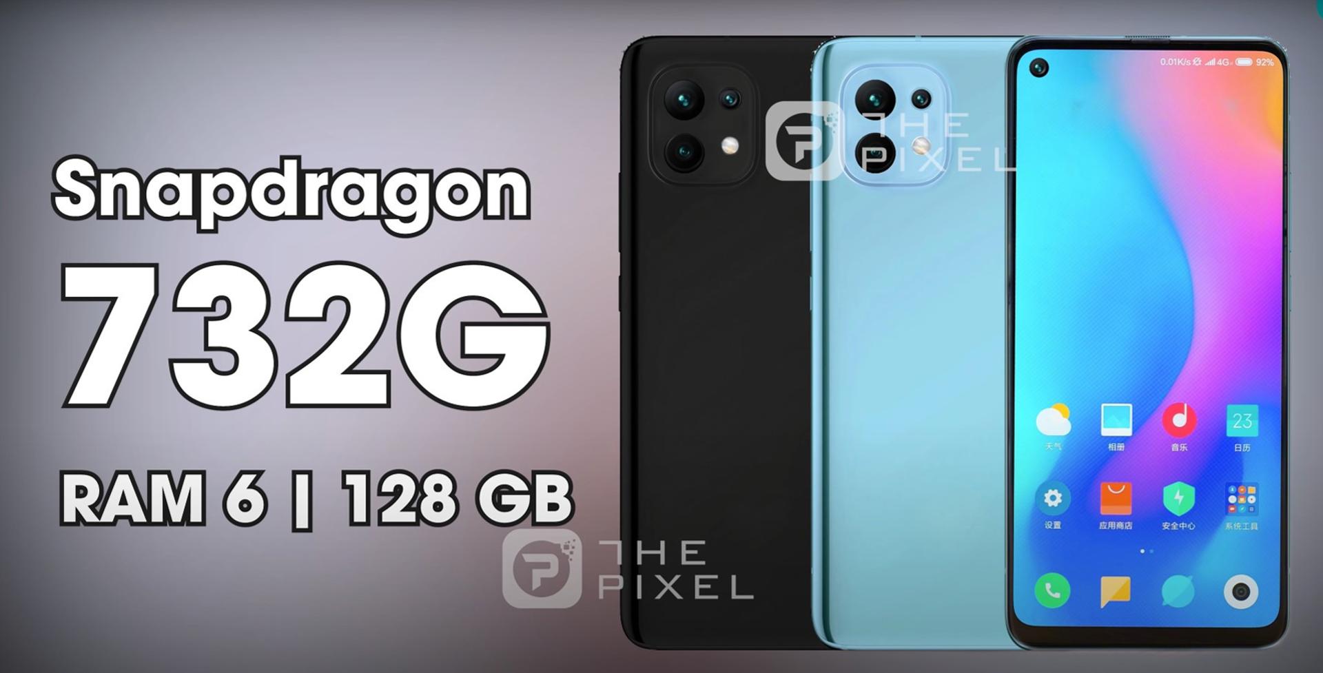 رندر فاش شده شیائومی می ۱۱ لایت / Xiaomi Mi 11 Lite مشخصات رم و پردازنده و حافظه
