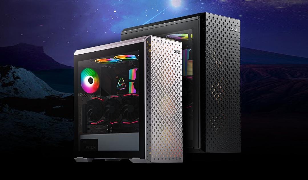 کیس گیمینگ XPG DEFENDER PRO از نمای جلو رنگ بندی