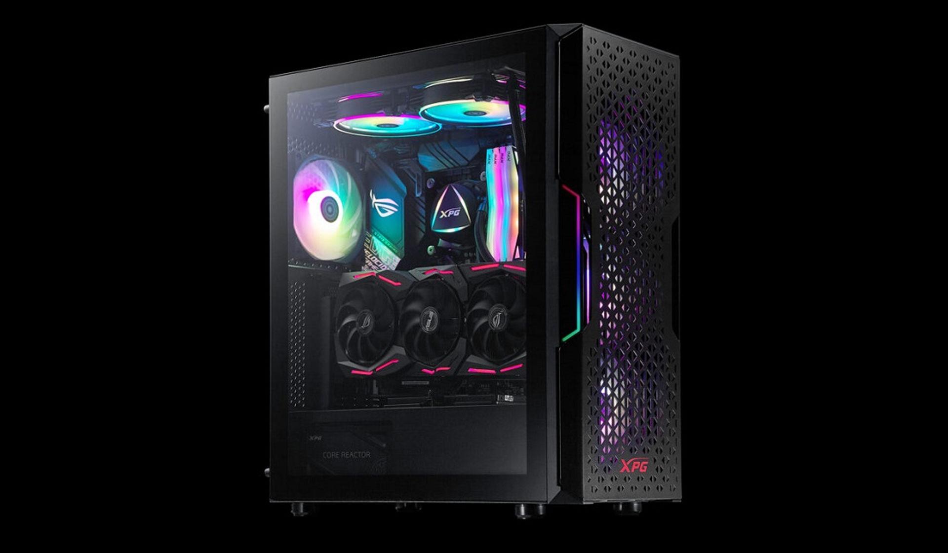 کیس گیمینگ XPG STARKER AIR ATX از نمای جلو