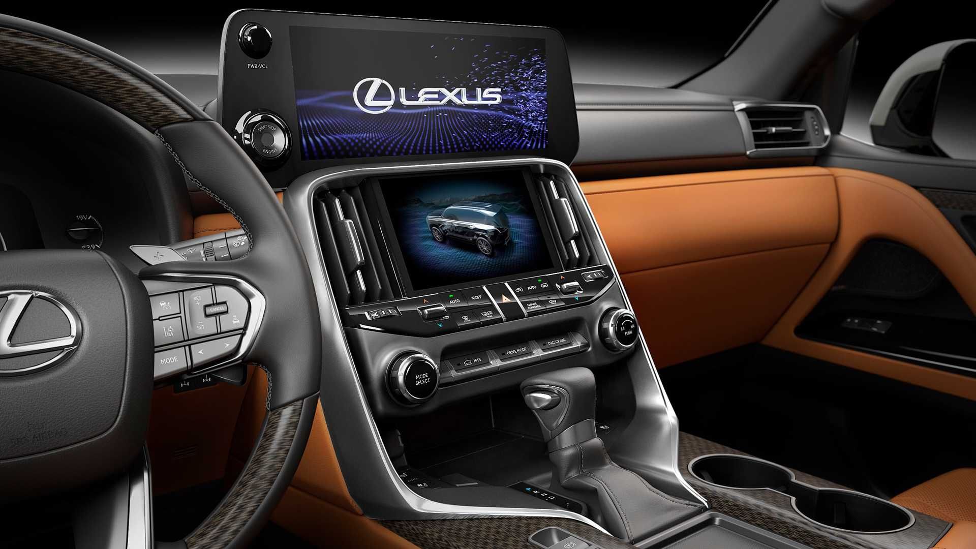  Lexus LX 2022 نمایشگر لکسوس ال ایکس