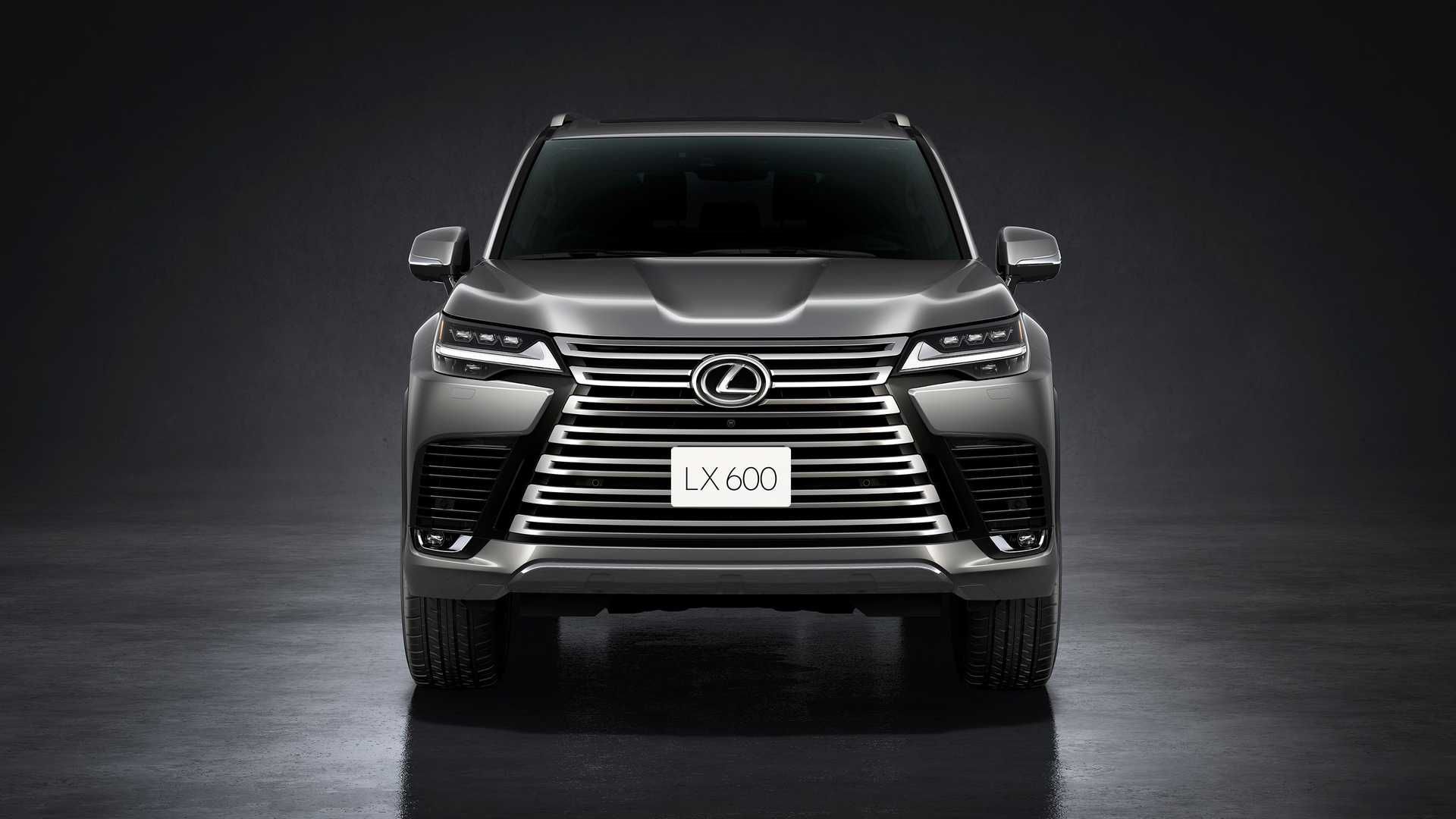  Lexus LX 2022 نمای روبرو لکسوس ال ایکس