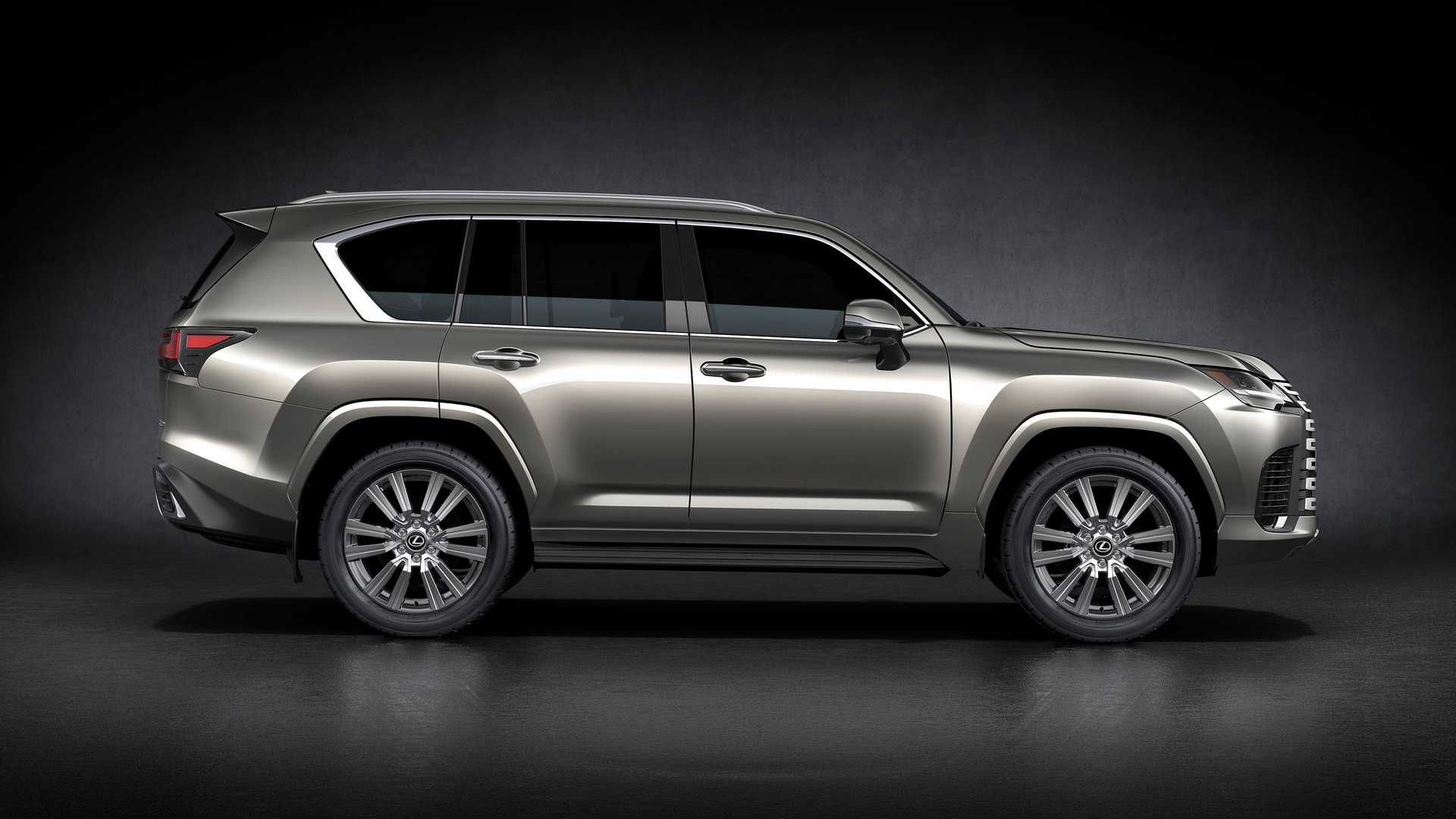  Lexus LX 2022 نمای جانبی لکسوس ال ایکس