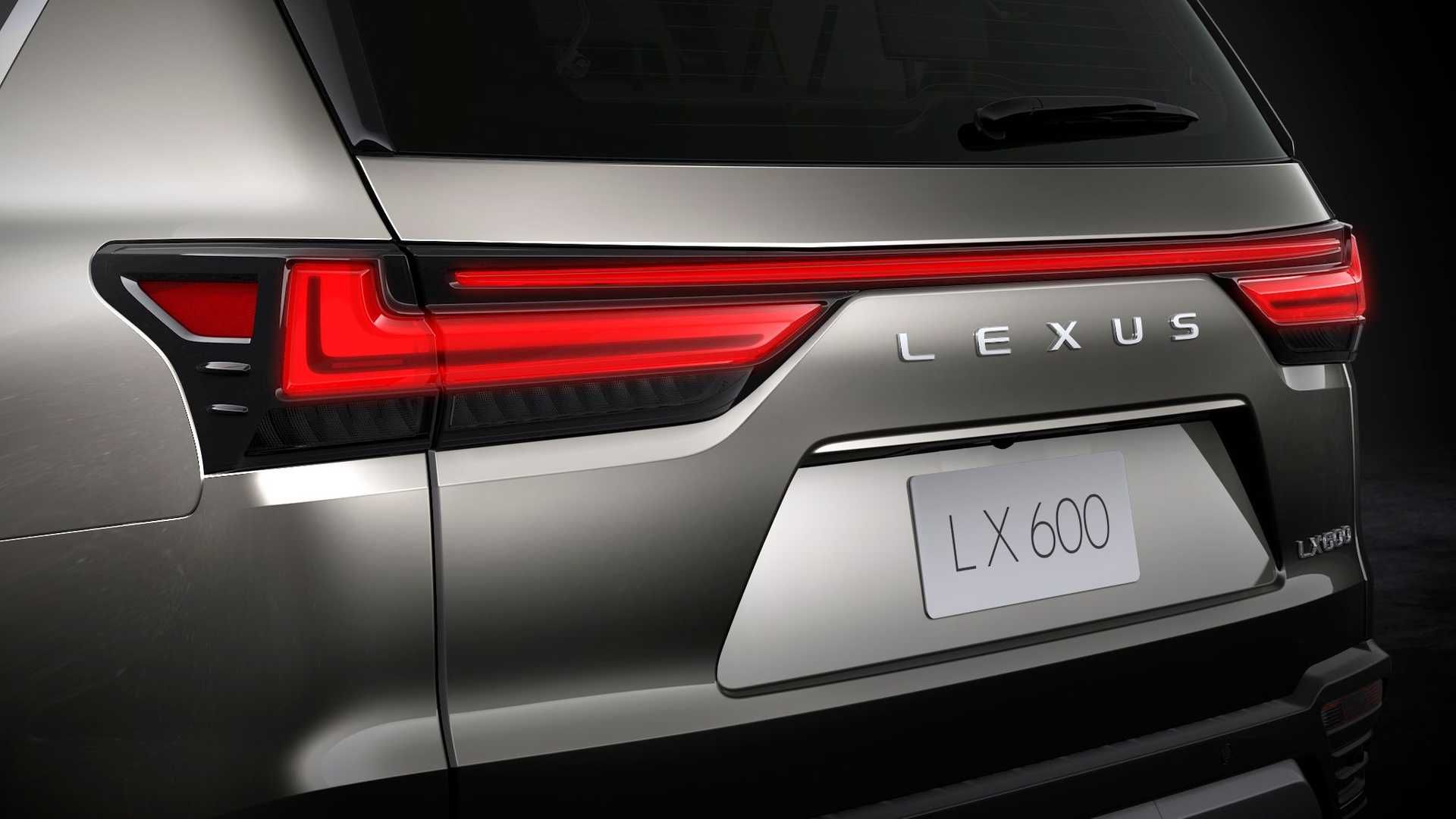  Lexus LX 2022 چراغ عقب لکسوس ال ایکس