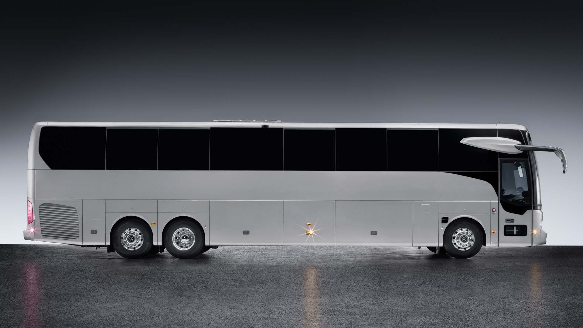نمای جانبی اتوبوس لوکس مرسدس بنز توررایدر / Mercedes-Benz Tourrider BUS