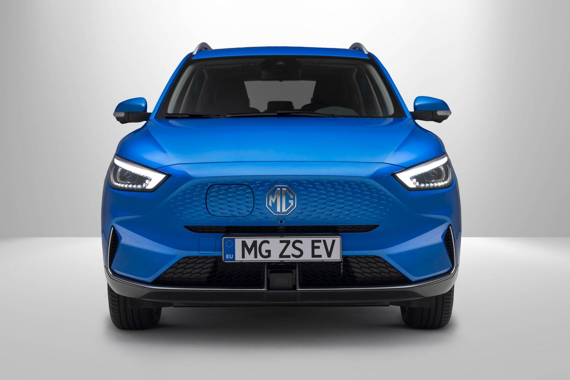MG ZS EV 2022 نمای جلو شاسی بلند برقی ام جی