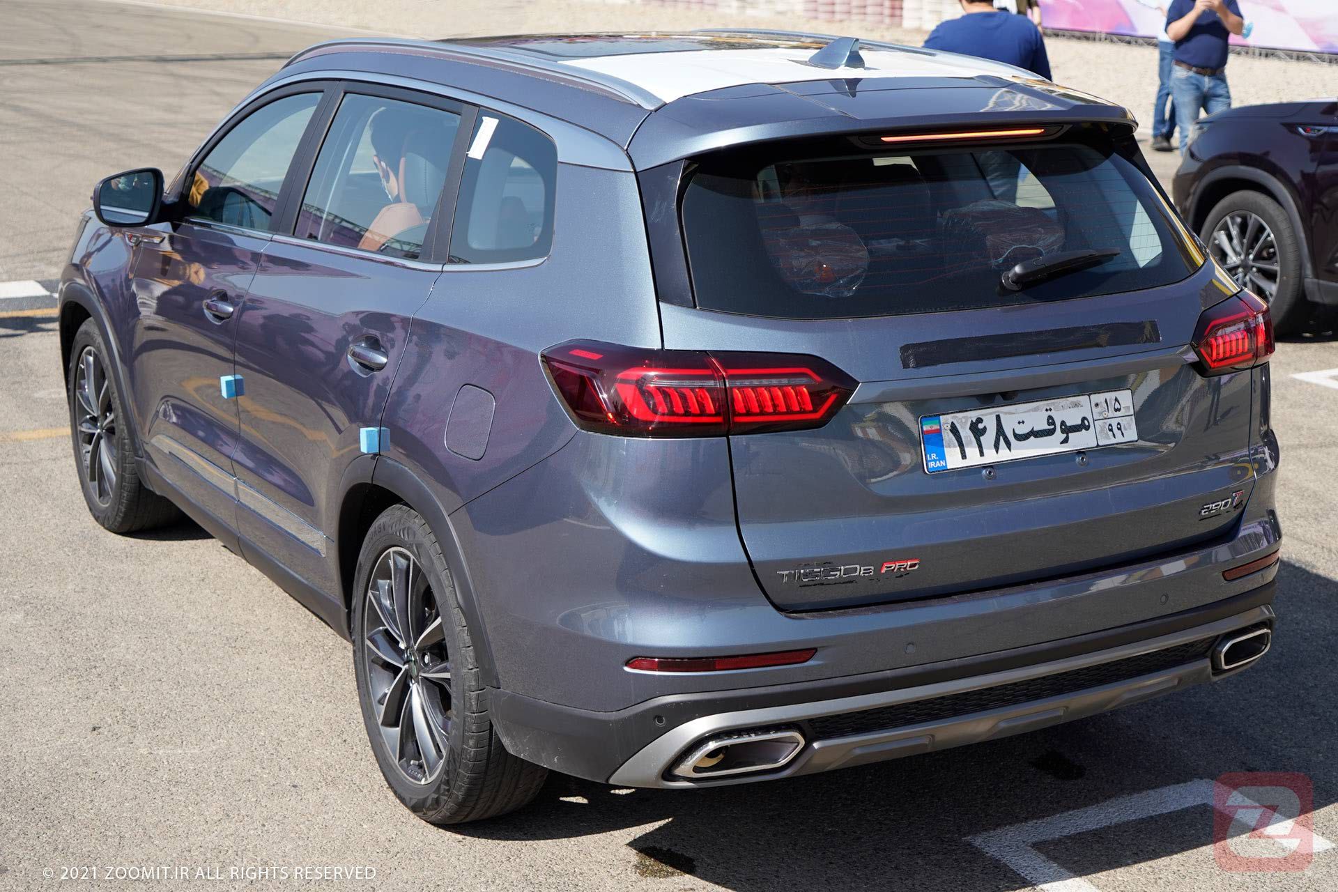 Chery Tiggo 8 Pro نمای پشت چری تیگو 8 پرو