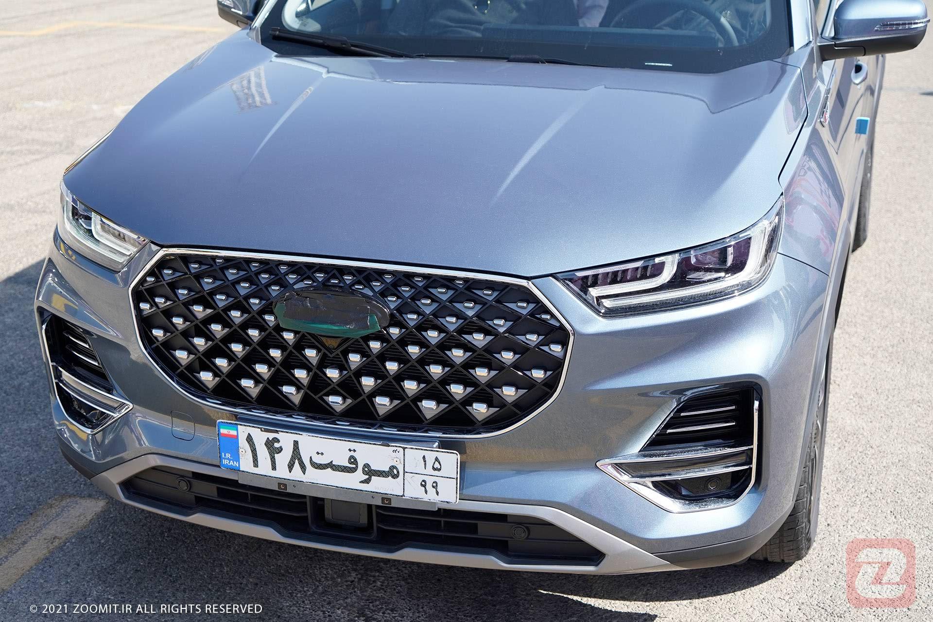 Chery Tiggo 8 Pro نمای جلوپنجره چری تیگو 8 پرو