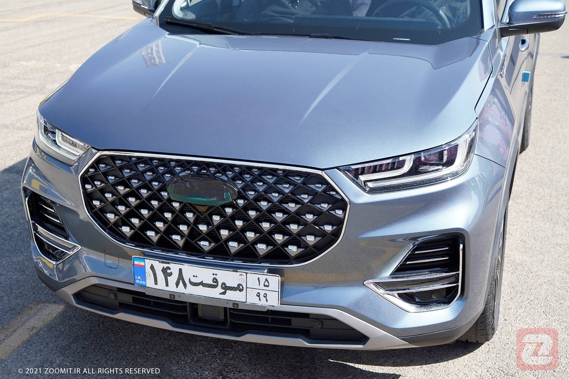 Chery Tiggo 8 Pro نمای جلوپنجره چری تیگو 8 پرو