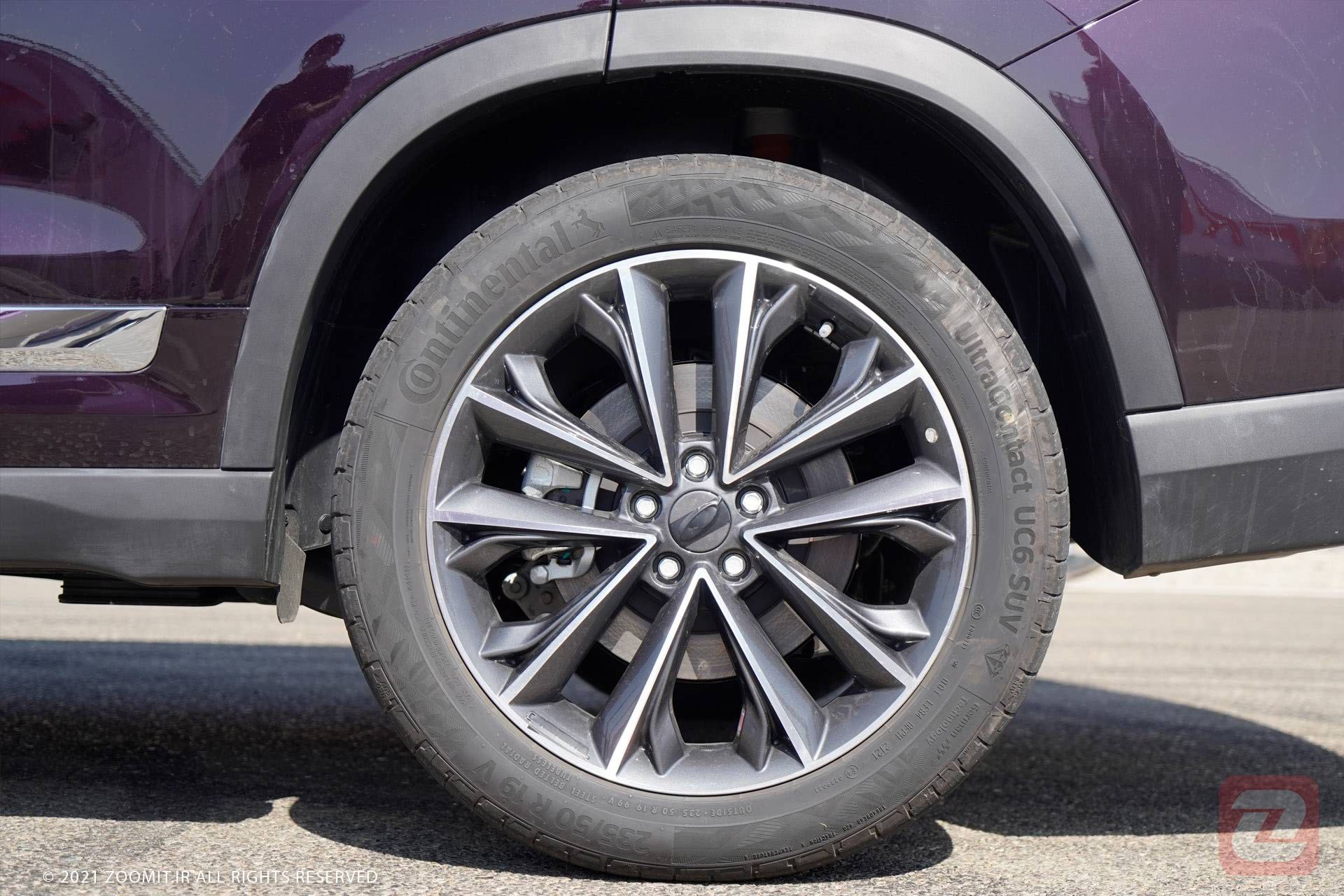 Chery Tiggo 8 Pro نمای چرخ چری تیگو 8 پرو