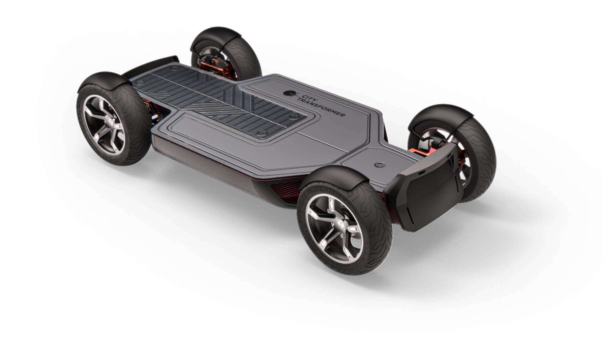 شاسی خودروی الکتریکی کوچک سیتی ترانسفورمر / City Transformer microcar