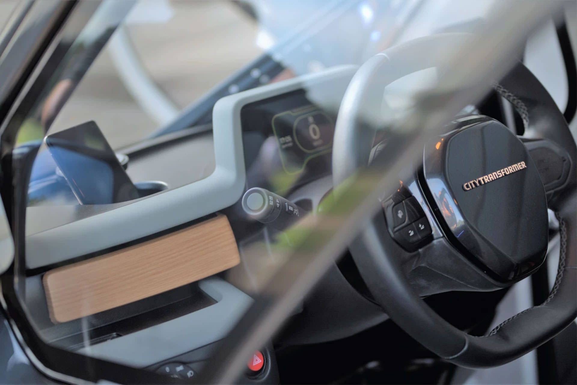 کابین خودروی الکتریکی کوچک سیتی ترانسفورمر / City Transformer microcar 