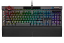 نمای روبرو کیبورد کورسیر K100-RGB-OPX