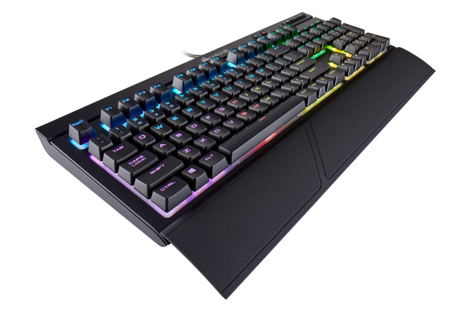 نمای چپ کیبورد کورسیر Corsair K68 RGB