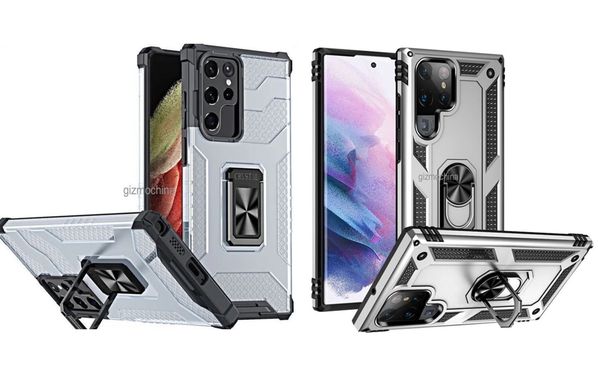 تصویر رندر قاب گلکسی اس ۲۲ اولترا از زوایای مختلف