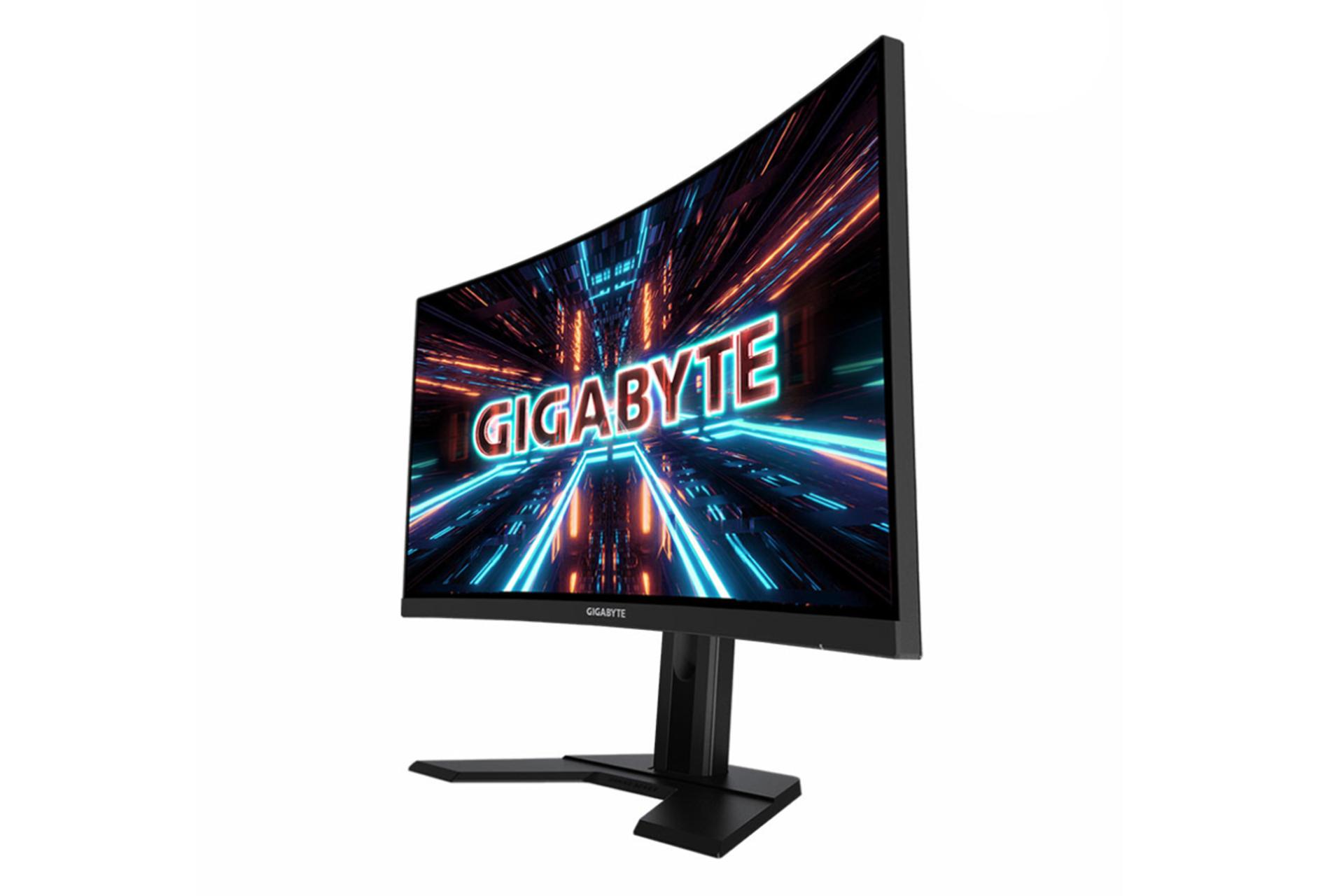 نمای چپ مانیتور گیگابایت gigabyte g27qc